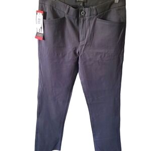 BANANA REPUBLIC Gray Straight Leg Cotton Blend Pants Size 8 NWT